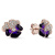 Пандора Сережки-пусети Фіолетова фіалка 280781C01 